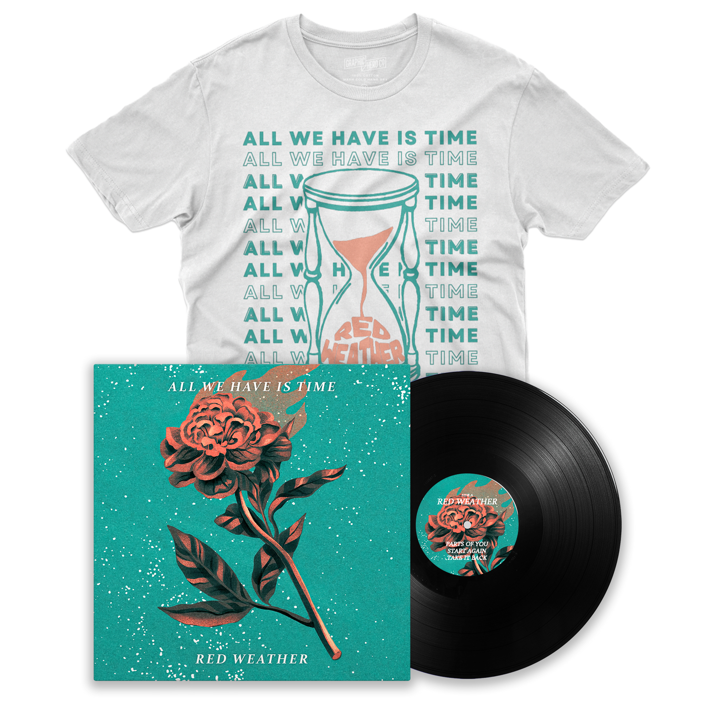 All We Have is Time Vinyl + Shirt Bundle