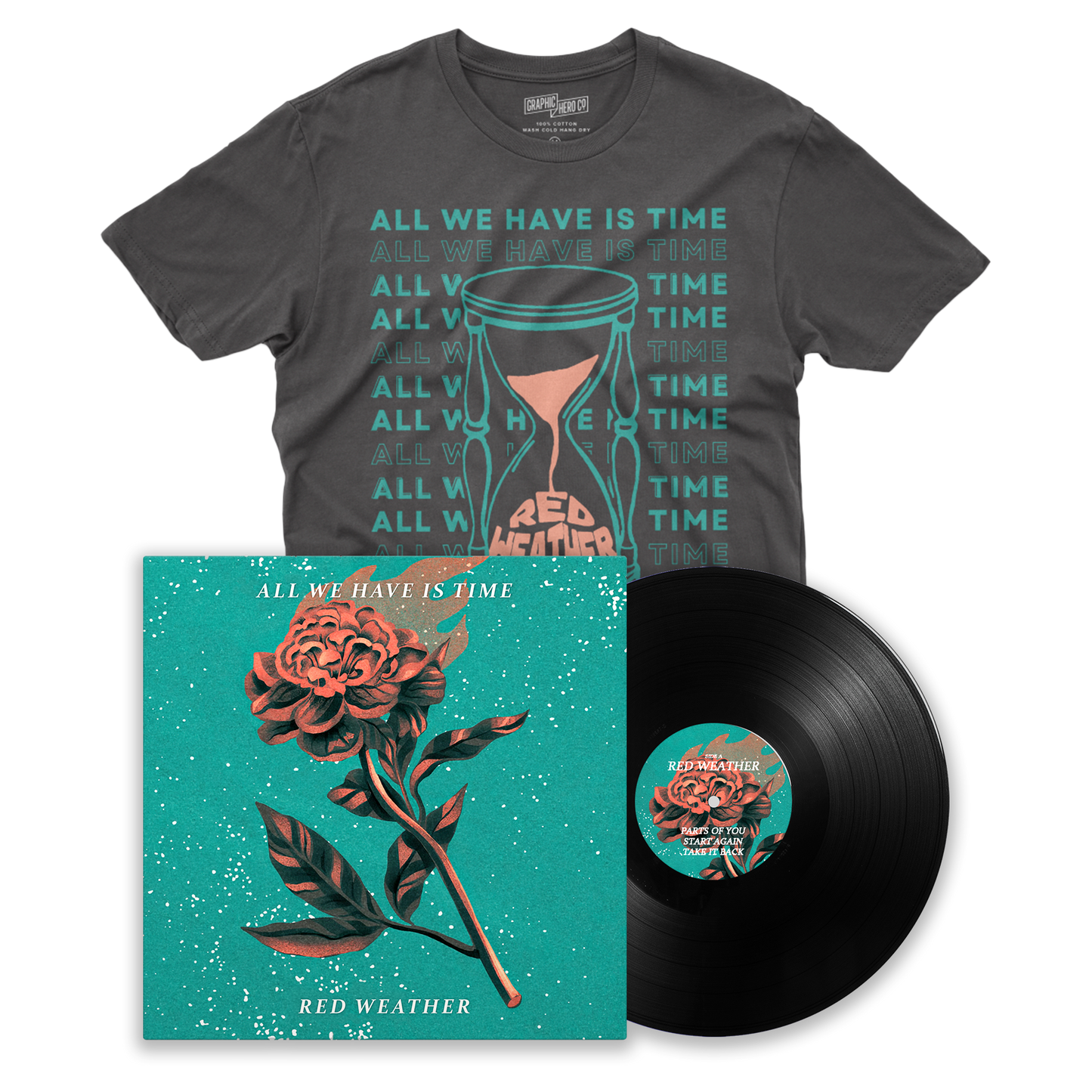 All We Have is Time Vinyl + Shirt Bundle